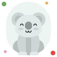 koala icône illustration, pour la toile, application, infographie, etc vecteur