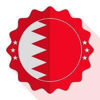 Bahreïn qualité emblème, étiqueter, signe, bouton. vecteur illustration.