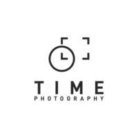 temps la photographie logo conception inspiration vecteur