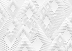 blanc gris abstrait technologie géométrique Contexte vecteur