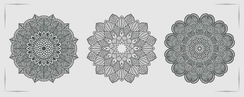 vecteur luxe mandala modèle Contexte et ornemental conception pour coloration page, salutation carte, invitation, tatouage, floral mandala.