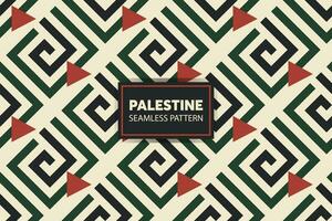 palestinien broderie modèle Contexte. génial pour présentations et diapositives. vecteur déposer.