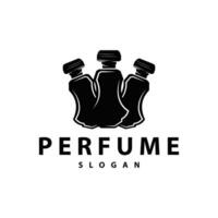 Facile minimaliste parfum logo beauté produit marque modèle parfum bouteille conception vecteur