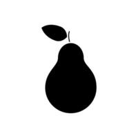 poire icône vecteur. des fruits illustration signe. vitamines symbole. végétarien logo. nourriture marquer. vecteur