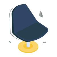 prime Télécharger icône de pivot chaise vecteur
