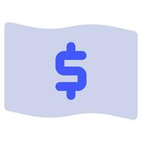 billet de banque icône illustration pour la toile, application, infographie, etc vecteur