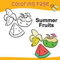 coloration feuille de travail page. coloration activité pour les enfants. amusement activité pour enfants. éducatif imprimable coloration feuille de travail. vecteur illustration.