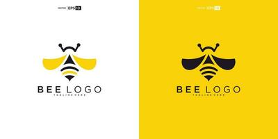 mon chéri abeille animaux logo conception vecteur