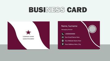 affaires carte .entreprise moderne affaires carte conception vecteur