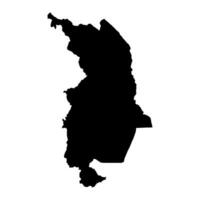 nord Région carte, administratif division de Malawi. vecteur illustration.