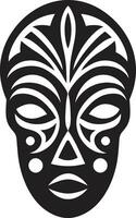 complexe chuchote tribal emblème logo sacré patrimoine vecteur africain emblème