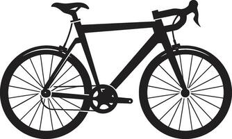 cavalier choix élégant bicyclette logo cyclesprint noir iconique bicyclette conception vecteur