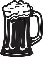 pilsner icône noir Bière agresser conception brasseur s emblème vecteur Bière agresser logo