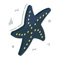 moderne conception icône de étoile de mer vecteur