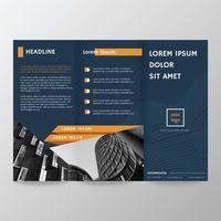 Modèle de brochure design de vecteur