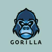 moderne minimaliste gorille logo conception vecteur