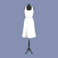 mariage robe dans moderne conception. vecteur illustration.