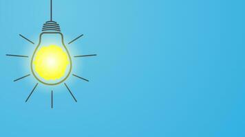 Jaune ferraille papier Balle illustration pour virtuel lumière ampoule, Créatif en pensant innovation et problème résolution dans Nouveau année concept vecteur