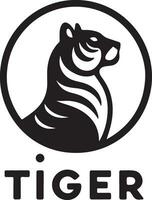 tigre visage vecteur logo illustration, tigre visage vecteur silhouette