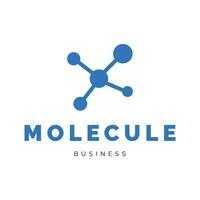 molécule icône logo conception modèle vecteur