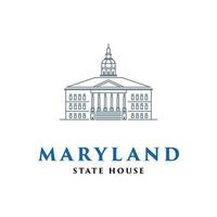 Maryland Etat maison icône logo conception modèle vecteur