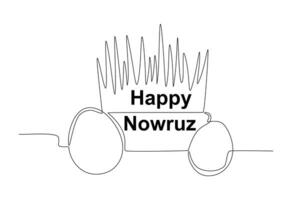 obligatoire nourriture sur nowruz vecteur