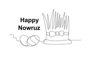 riz et Oeuf nourriture à le nowruz fête vecteur