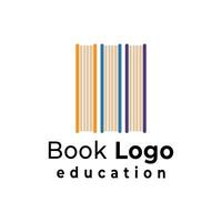 livre logo conception des illustrations vecteur