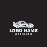 automobile logo auto magasin logo auto concession logo auto réparation logo icône nettoyer plat moderne minimaliste affaires véhicule logo modifiable vecteur