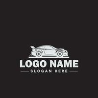 automobile logo auto magasin logo auto concession logo auto réparation logo icône nettoyer plat moderne minimaliste affaires véhicule logo modifiable vecteur