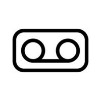 voix enregistreur icône vecteur symbole conception illustration