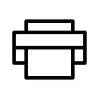 imprimante icône vecteur symbole conception illustration