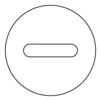 sac de ciment papier sac paquet composant poudre icône dans cercle rond noir Couleur vecteur illustration image contour contour ligne mince style