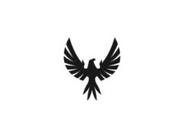 Aigle crête logo vecteur icône illustration, logo modèle