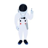 concepts d'astronaute à la mode vecteur