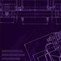 plan, croquis. illustration d'ingénierie vectorielle. couverture, flyer, bannière vecteur