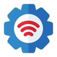 un icône conception de Wifi réglage vecteur