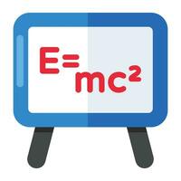 une conception d'icône de formule physique vecteur