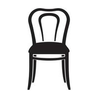 chaise icône.vecteur illustration.isolé sur blanc Contexte. vecteur