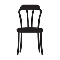 chaise icône.vecteur illustration.isolé sur blanc Contexte. vecteur