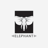 modèle de conception d'illustrateur de vecteur de logo d'éléphant