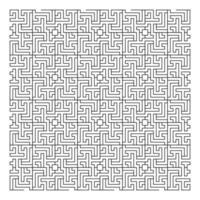 Labyrinthe puzzle Jeu vecteur modèle