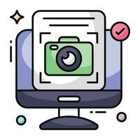 modifiable conception icône de la photographie fichier vecteur
