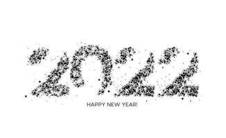 bonne année 2022 motif de conception de typographie de texte, illustration vectorielle. vecteur