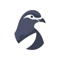 Pigeon oiseau logo conception isolé sur blanc Contexte. vecteur illustration pour tout conception.