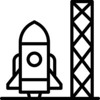 icône de vecteur de navette spatiale