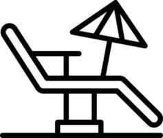 salon chaise vecteur icône