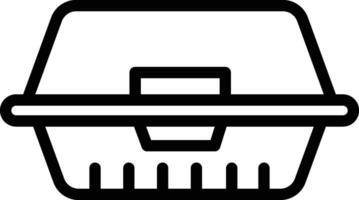 icône de vecteur de récipient de nourriture