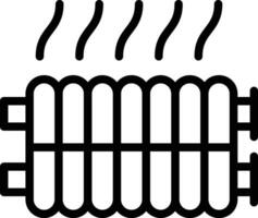 icône de vecteur de radiateur