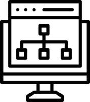 site Internet structure vecteur icône